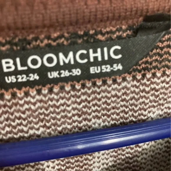 BloomChic Multicolor Geometric Sweater - Picture 4 of 10